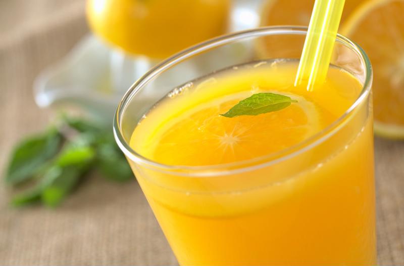 Most oranges are used for orange juice in the U.S., especially those grown in Florida.